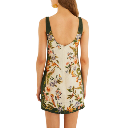 NATURE SAND MINI DRESS