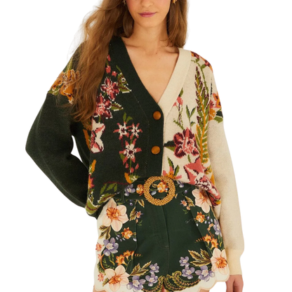 NATURE SAND KNIT CARDIGAN