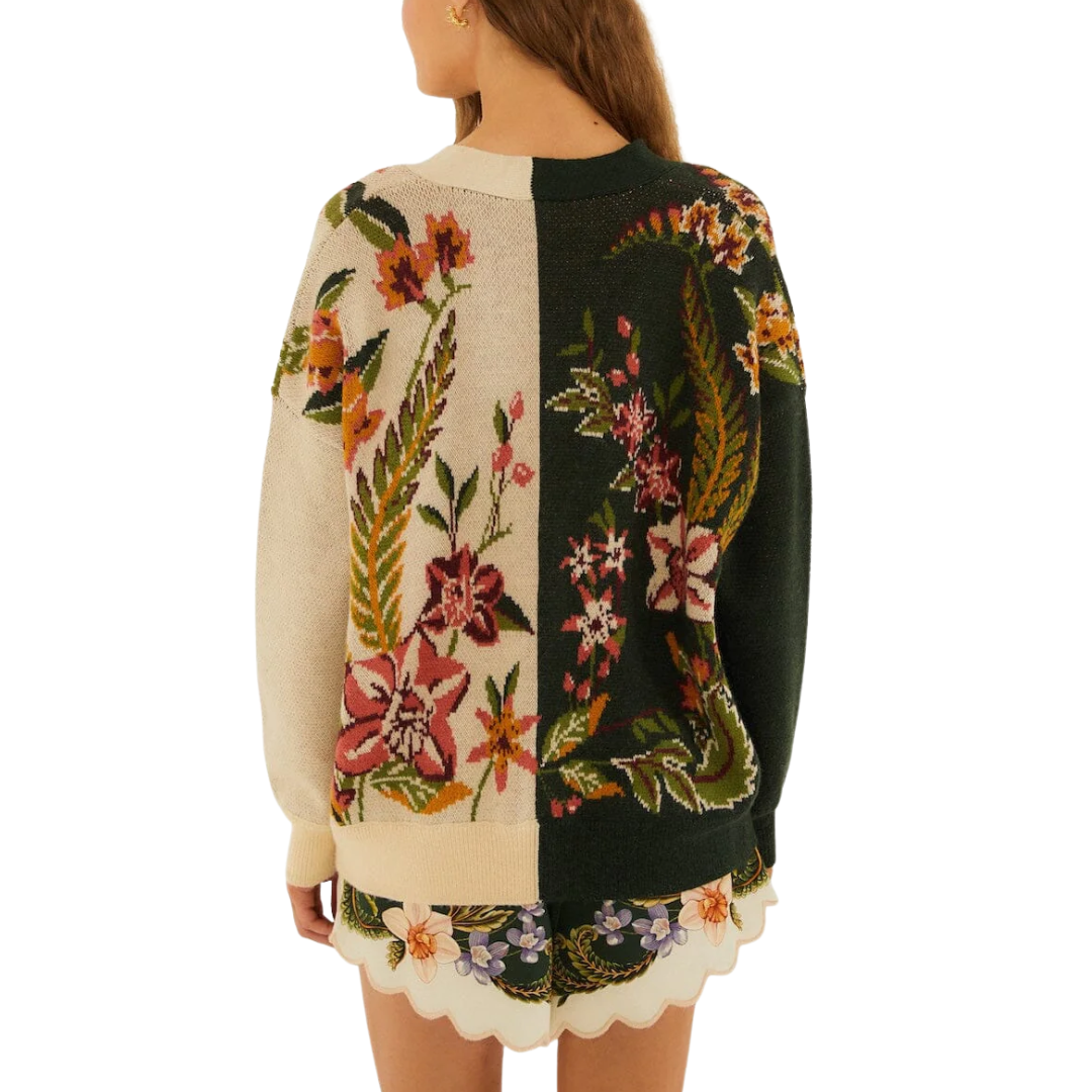 NATURE SAND KNIT CARDIGAN