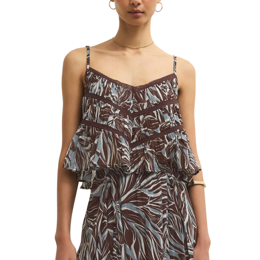 CASEY ZINN FLORAL TANK TOP