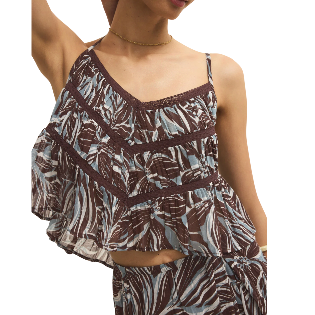 CASEY ZINN FLORAL TANK TOP