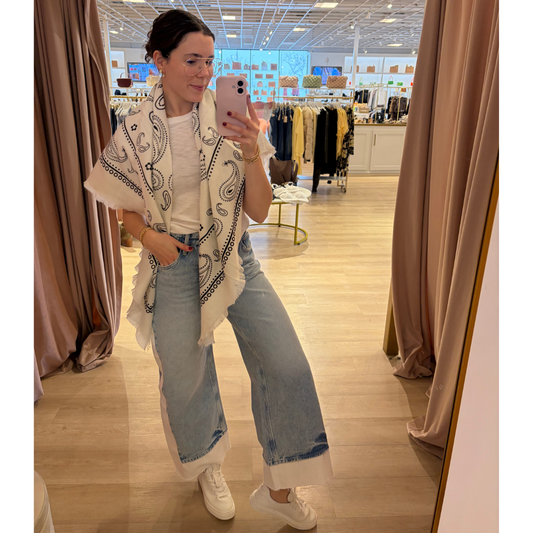 CHLOÉ BANDANA SCARF MOLE