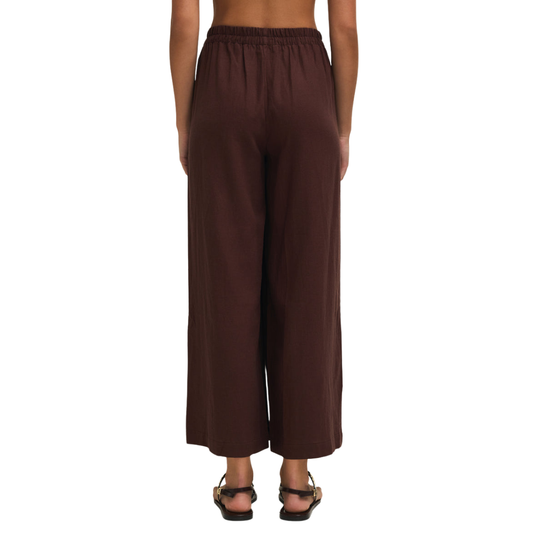 SCOUT LINEN PANT CHOCOLATE CHERRY
