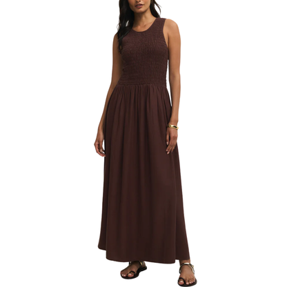 JUNIPER MAXI DRESS CHOCOLATE CHERRY