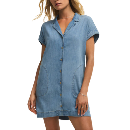 NAPA DENIM MINI DRESS SHORELINE