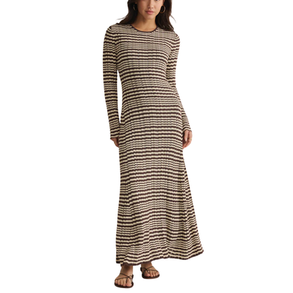 ROSETTA MAXI DRESS CHOCOLATE CHERRY
