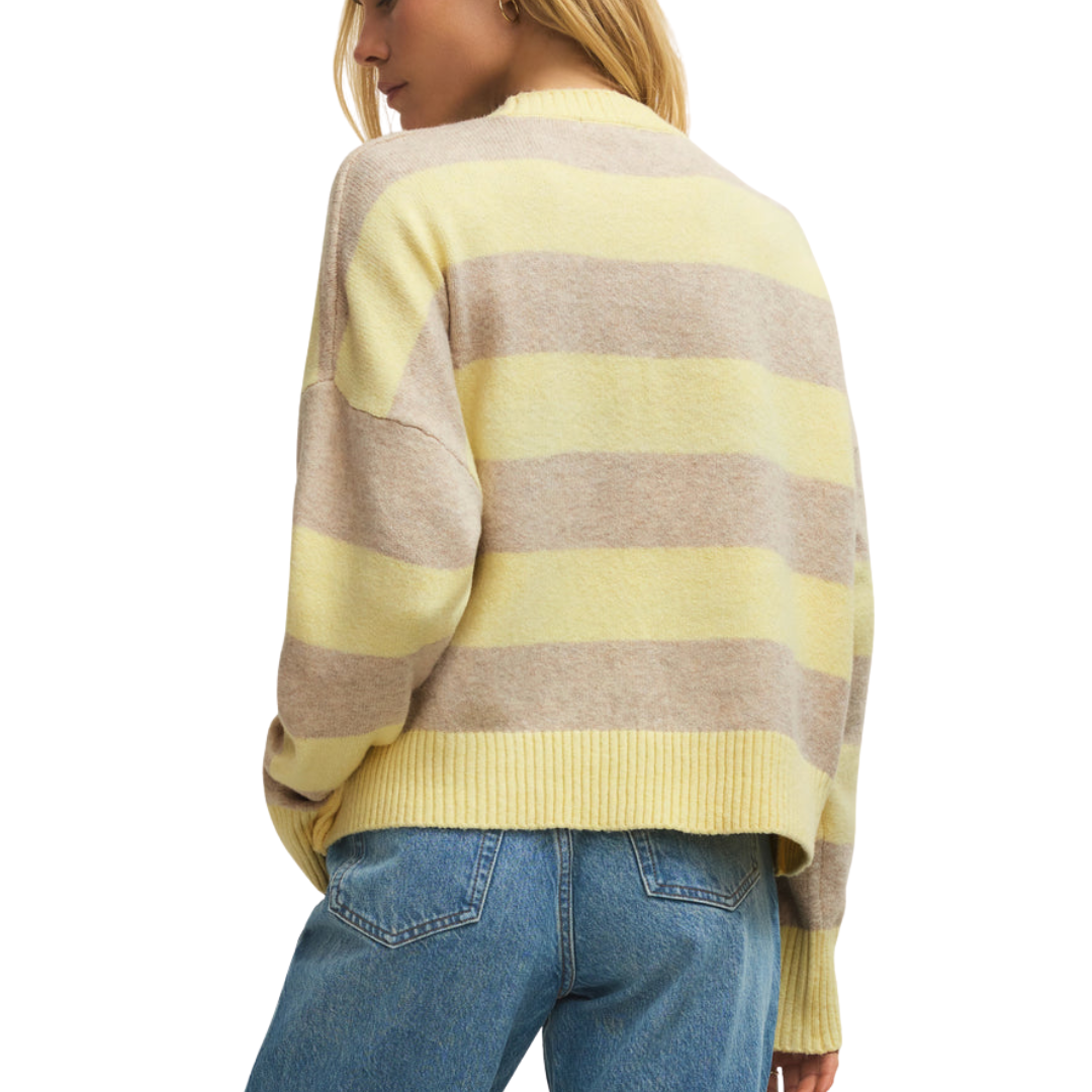 CIRRUS STRIPE SWEATER SUNNYSIDE