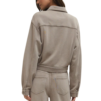 HERITAGE KNIT JACKET OYSTER