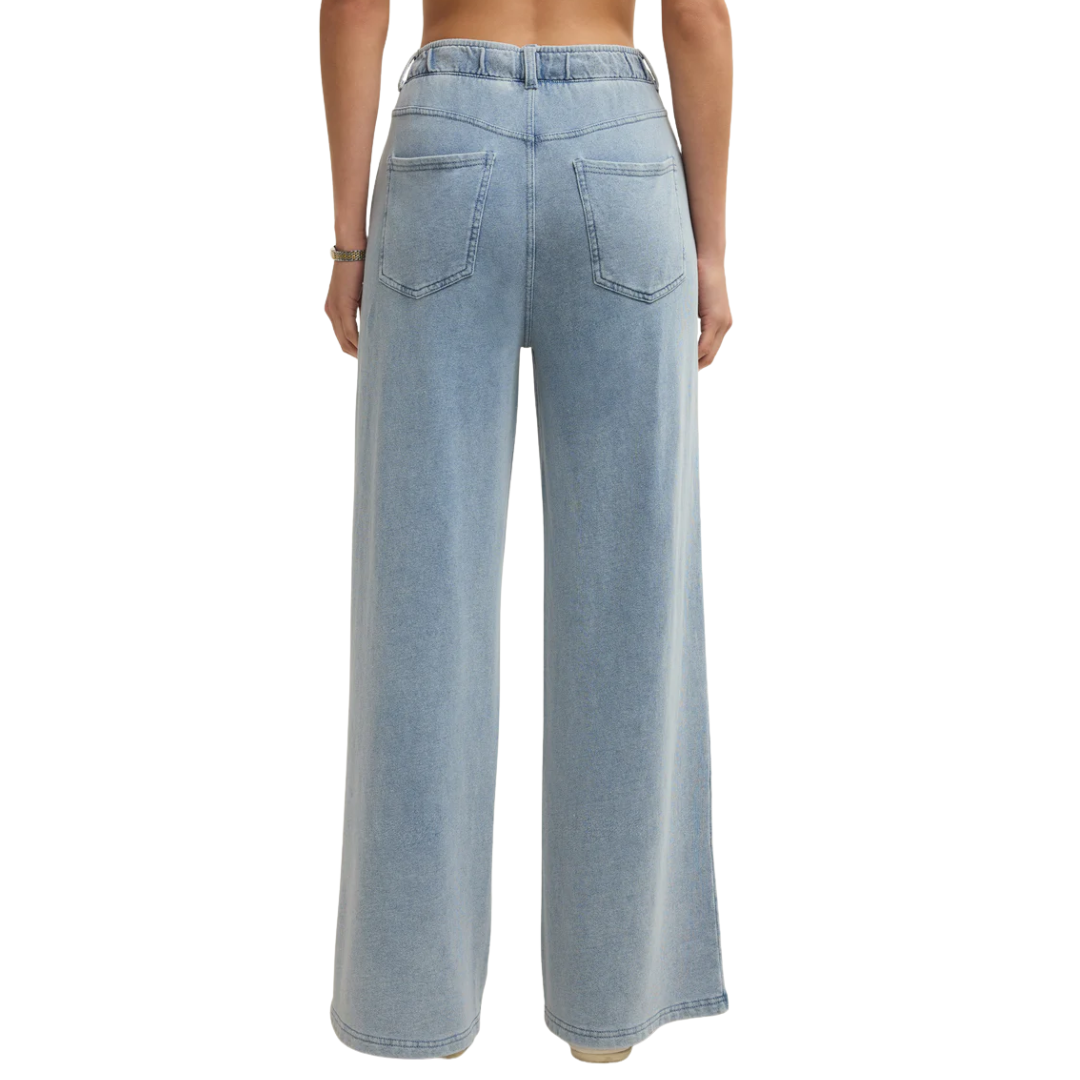 ENTOURAGE KNIT DENIM PANT OCEAN AIR INDIGO