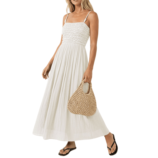 SMOCKED MAXI DRESS WINTER