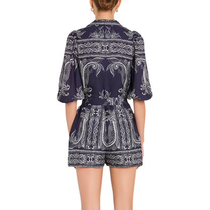 LUCIA ROMPER NAVY