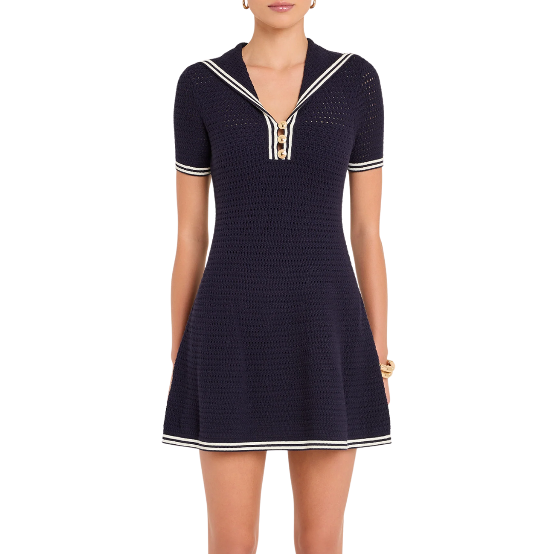 MONIQUE DRESS NAVY