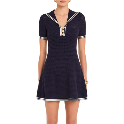 MONIQUE DRESS NAVY
