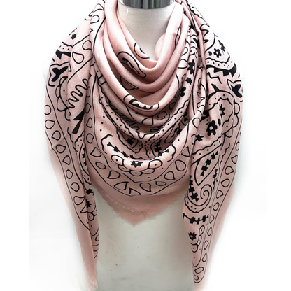 FLORA BANDANA SCARF PINK