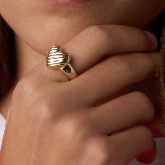 CAMPBELL HEART RING SIZE 8