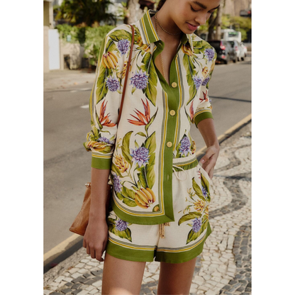 TROPICAL SCARF SAND SHORT