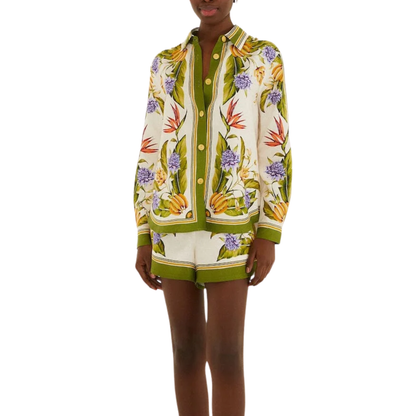 TROPICAL SCARF SAND SHORT