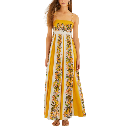 HILO STRIPES SAND MAXI DRESS