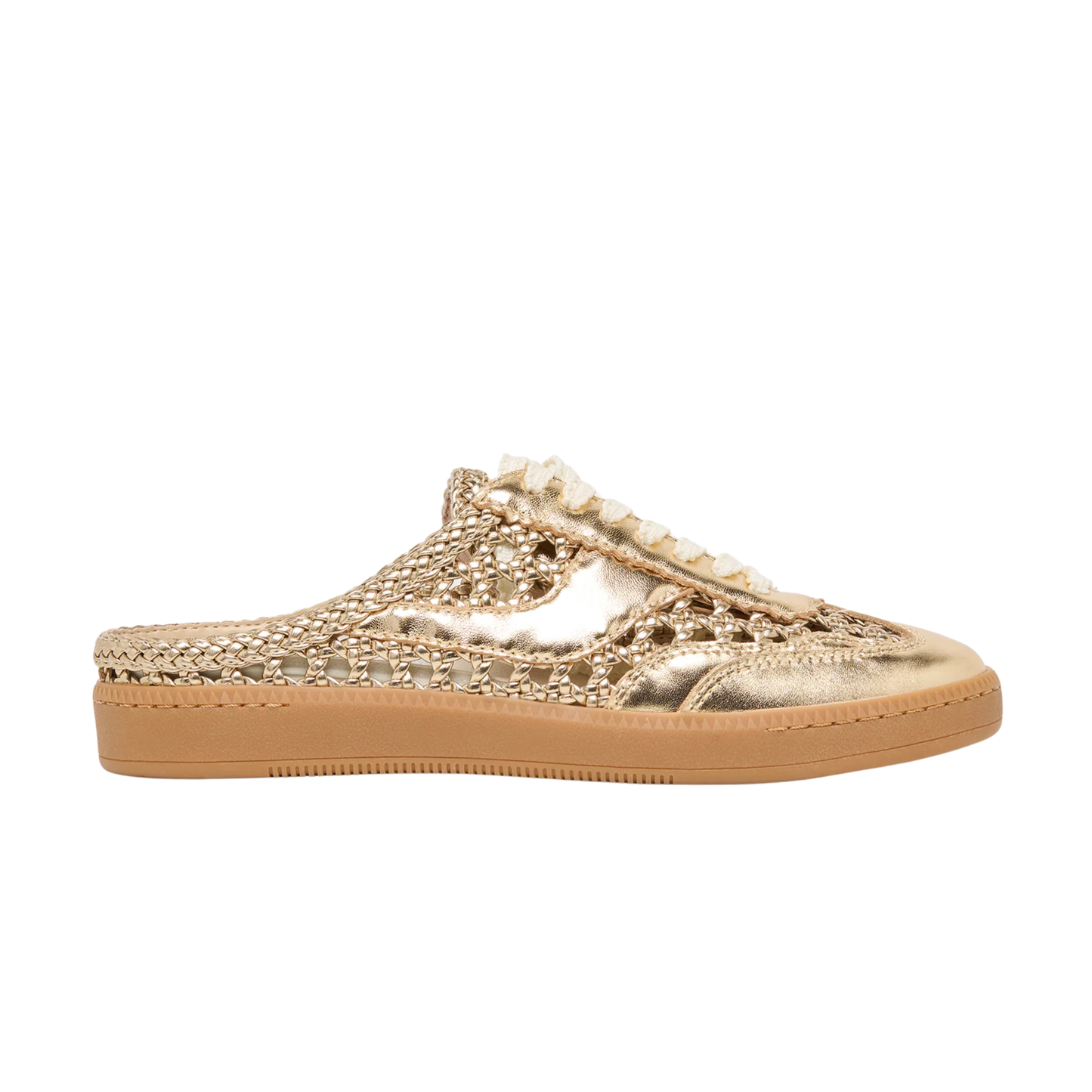 NOTICE WOVEN SLIDE GOLD