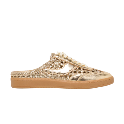 NOTICE WOVEN SLIDE GOLD