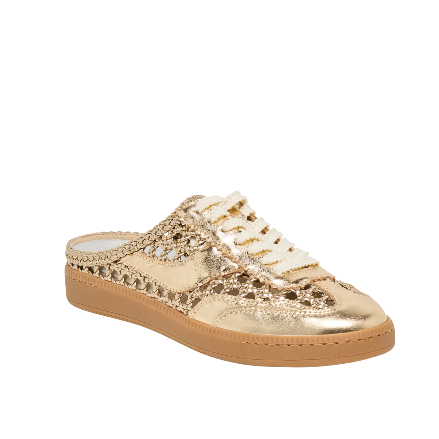 NOTICE WOVEN SLIDE GOLD