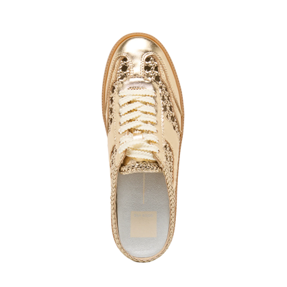 NOTICE WOVEN SLIDE GOLD
