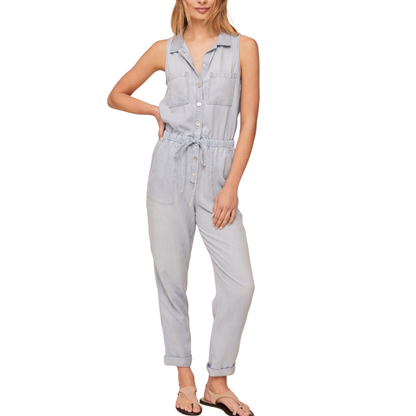 POCKET JUMPSUIT LIGHT SUNSPRAY WASH