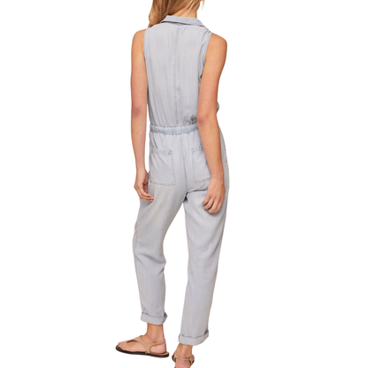 POCKET JUMPSUIT LIGHT SUNSPRAY WASH