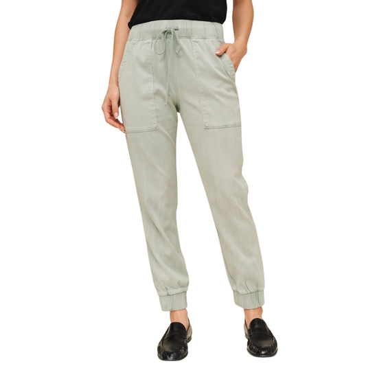 CHELSEA POCKET JOGGER OASIS GREEN