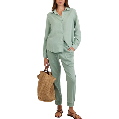 CLASSIC BUTTON DOWN OASIS GREEN