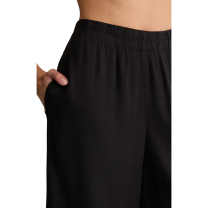 SCOUT LINEN PANT BLACK