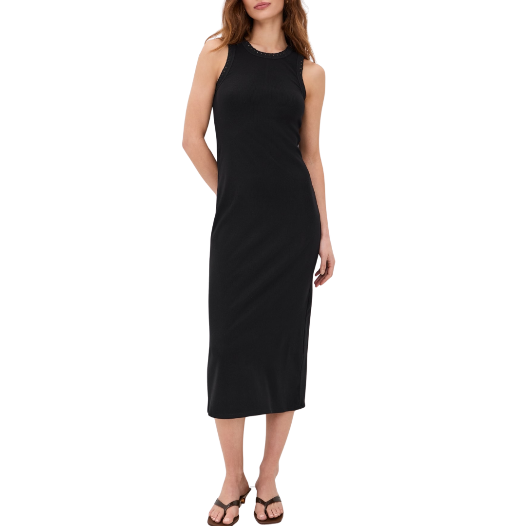 CLARKE MIDI DRESS BLACK