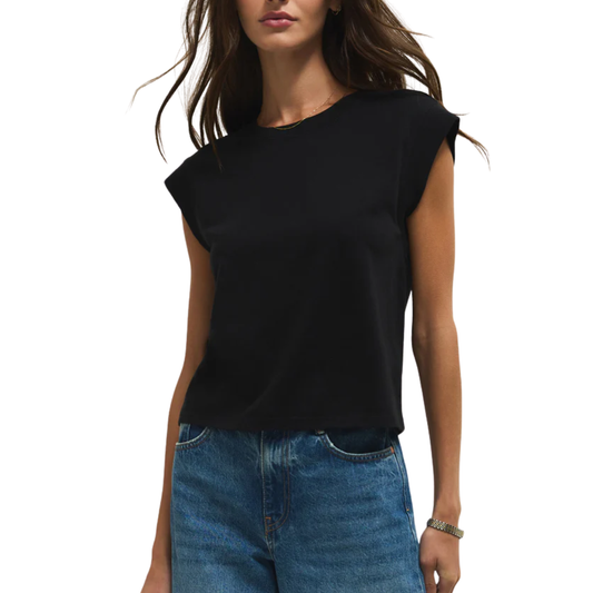 CAMINO JERSEY TOP TRUE BLACK