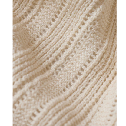 STARBOARD CROCHET LINEN TOP