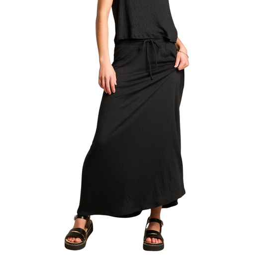 IDRIS MAXI SKIRT BLACK