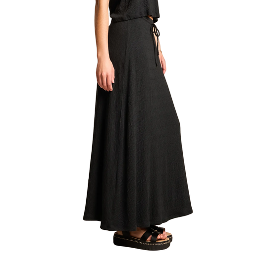 IDRIS MAXI SKIRT BLACK