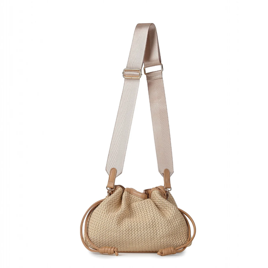 TAYLOR RAFFIA BAG TOAST