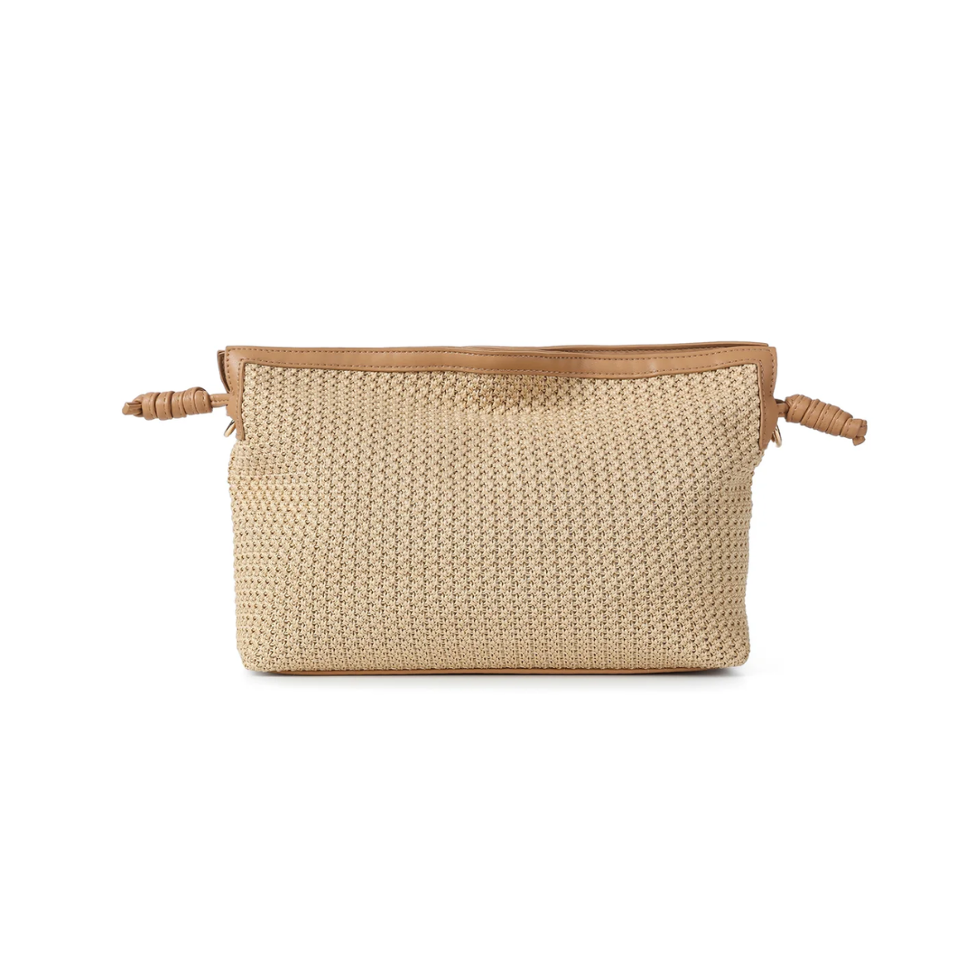 TAYLOR RAFFIA BAG TOAST