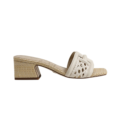 WAYLON WEAVE SANDAL IVORY