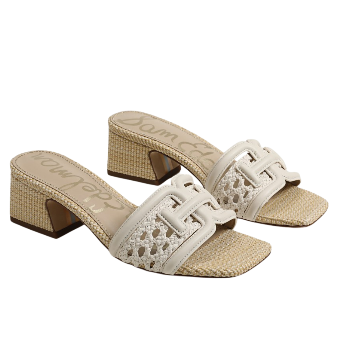 WAYLON WEAVE SANDAL IVORY