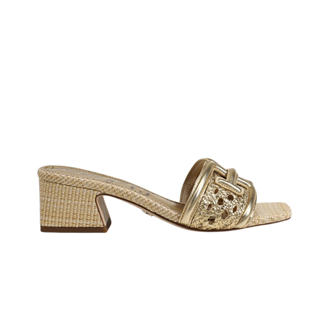 WAYLON WEAVE SANDAL AMBER GOLD