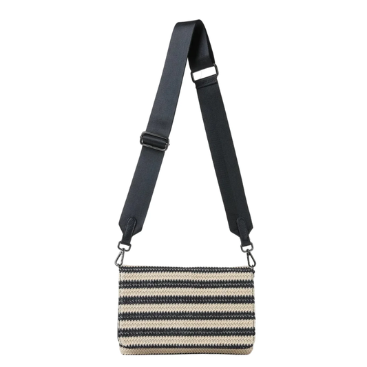 LEXI TROPEZ BAG BLACK/BEIGE