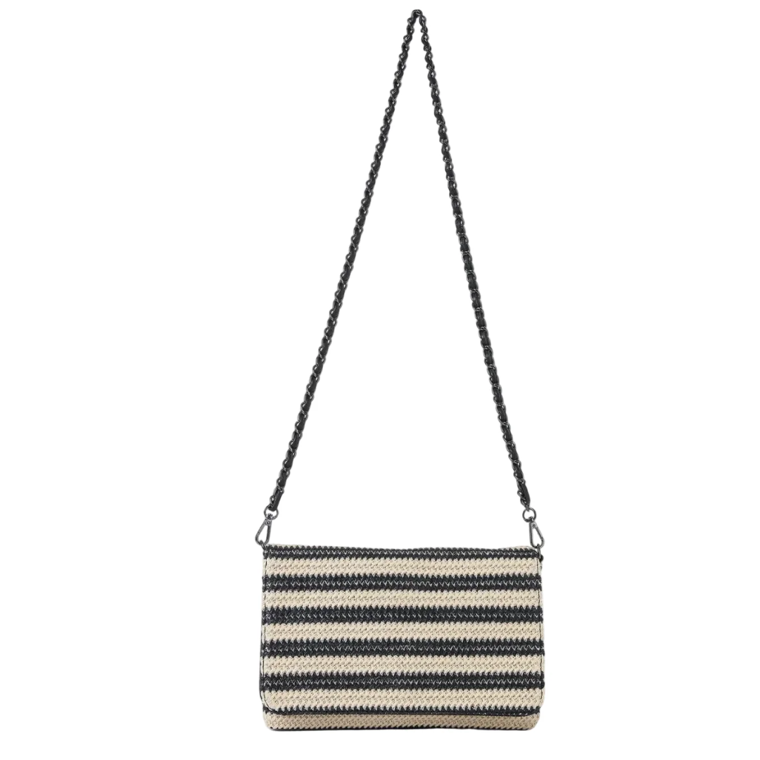 LEXI TROPEZ BAG BLACK/BEIGE
