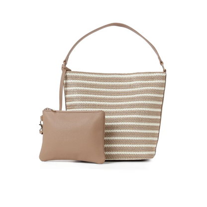 CELINE CAPRI BUCKET BAG TOAST/BEIGE