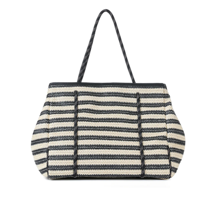 GREYSON CAPRI TOTE BLACK/BEIGE