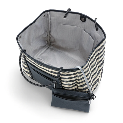 GREYSON CAPRI TOTE BLACK/BEIGE