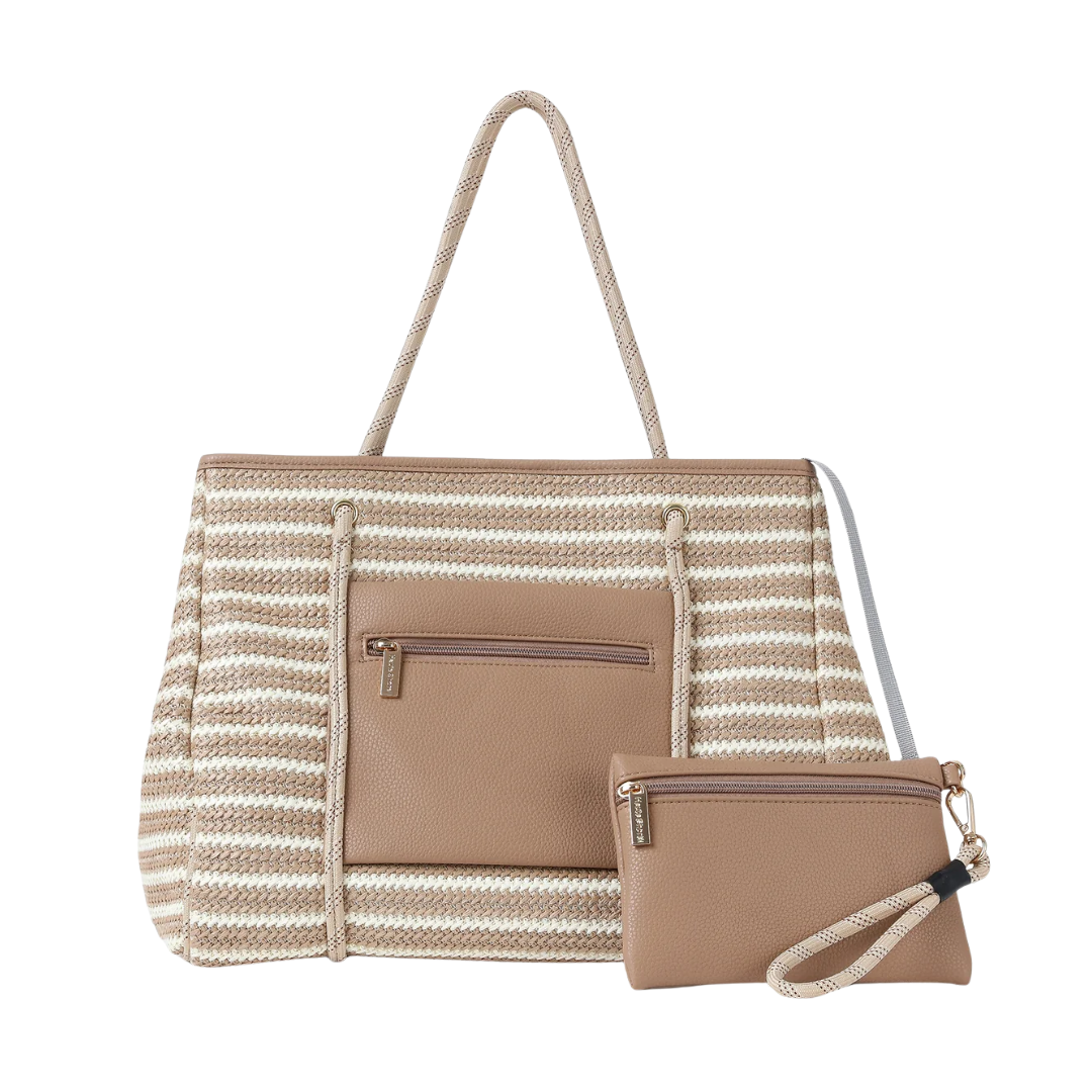 GREYSON CAPRI TOTE TOAST/BEIGE