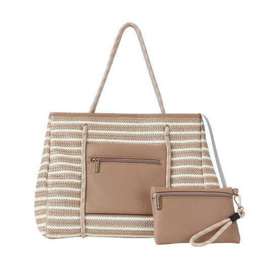 GREYSON CAPRI TOTE TOAST/BEIGE