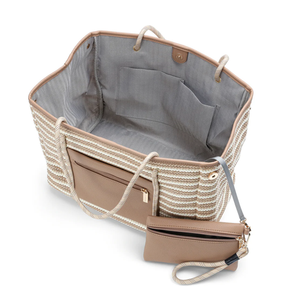 GREYSON CAPRI TOTE TOAST/BEIGE