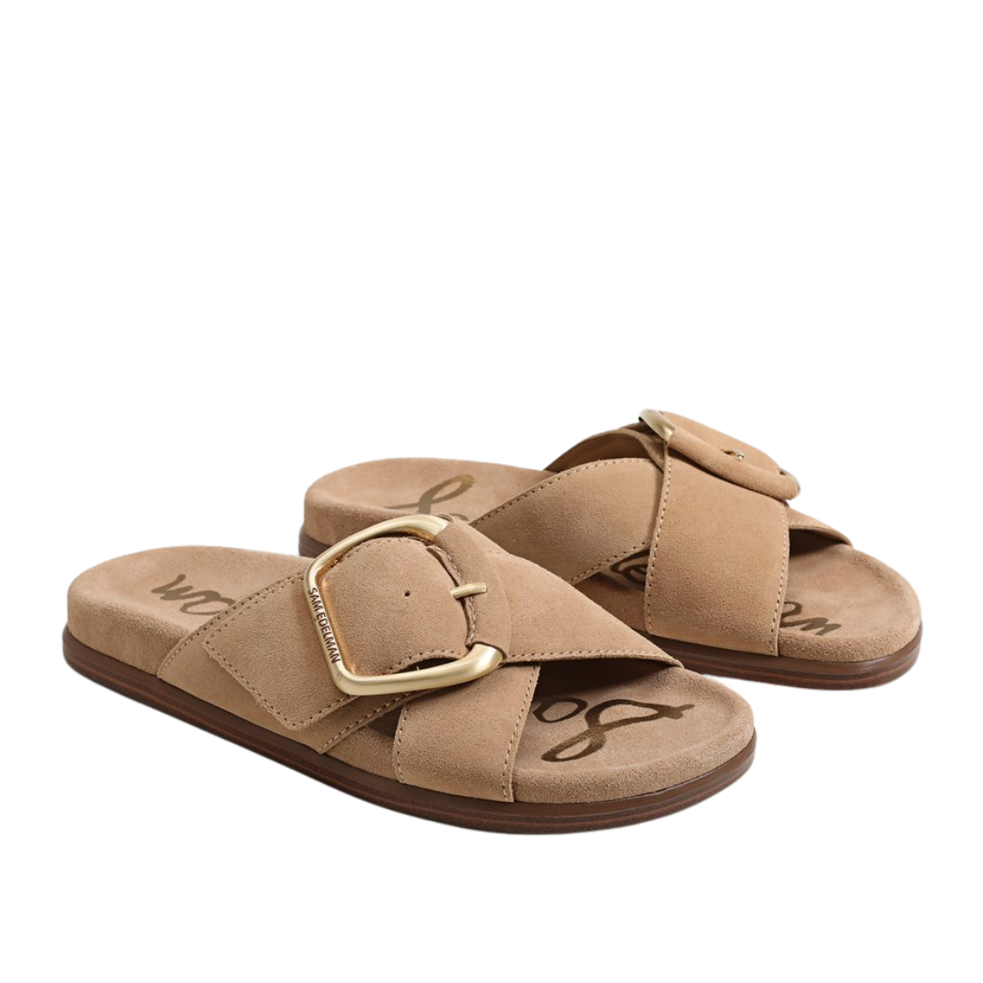 DARLA SANDAL CYPRUS TAN SUEDE